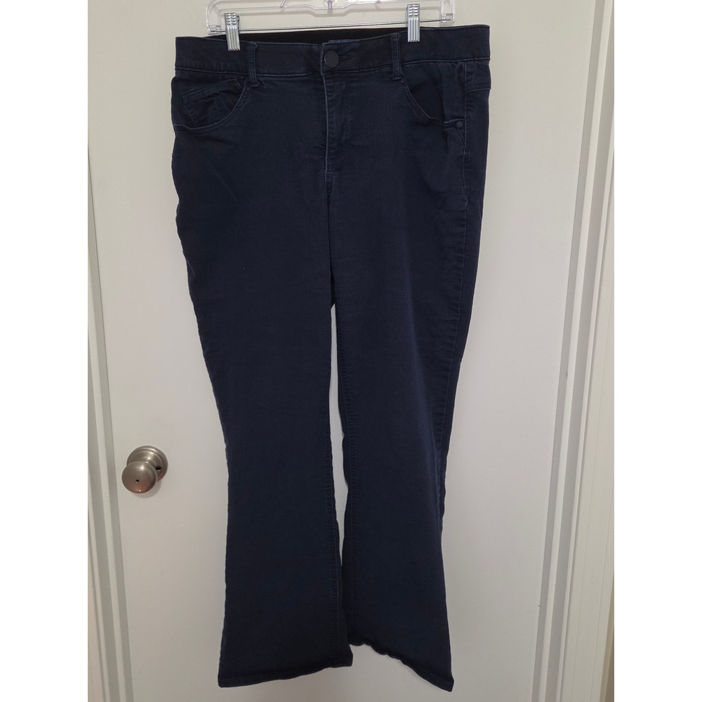 Democracy Ab solution Navy Blue Bootcut Jeans 16W WPE1221X2